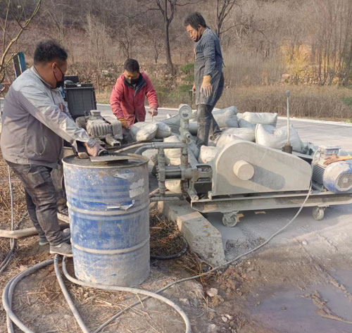 乐业路面下沉注浆