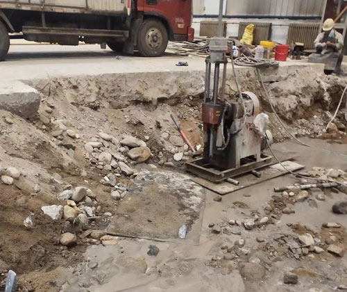 乐业公路下沉压浆