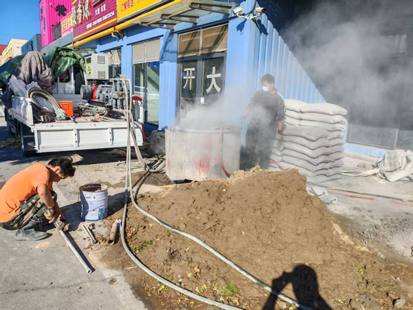 乐业顶管注浆加固